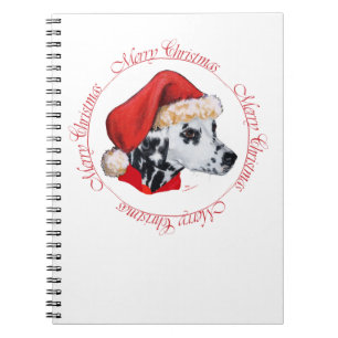 Dalmatian Merry Christmas Notebook