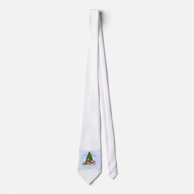 Dalmatian Merry Christmas Tie (Front)