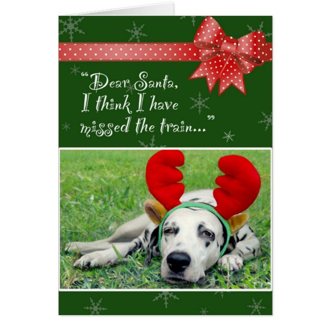 Dalmatian Miss The Train Green (Front)