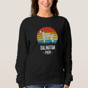 Dalmatian Mom Retro Vintage Premium Sweatshirt