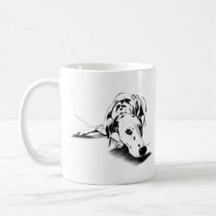 Dalmatian Mug – Hand Drawn Spotted Dog Coffee Mug
