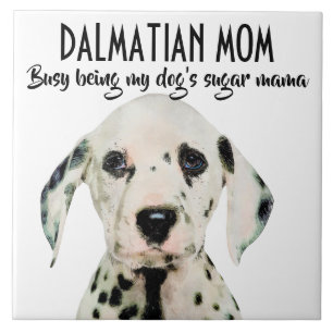 Dalmatian Mum Ceramic Tile