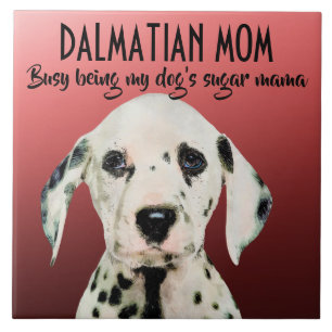 Dalmatian Mum Ceramic Tile