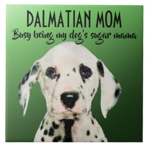 Dalmatian Mum Ceramic Tile