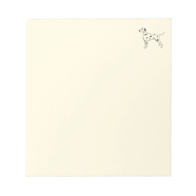 Dalmatian Notepad (Front)