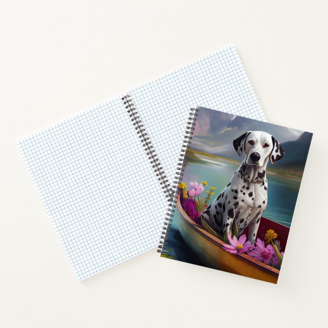 Dalmatian on a Paddle: A Scenic Adventure Notebook (Inside)