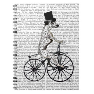 Dalmatian on Bicycle 2 Notebook