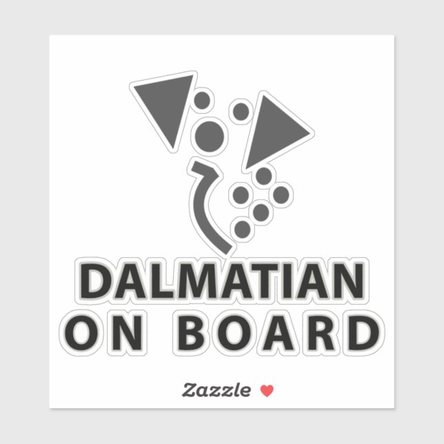 Dalmatian On Board (Sheet)