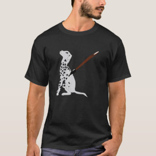 Dalmatian Painted Spots Cute Dog Design T-Shirt