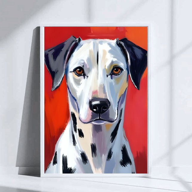 Dalmatian Painting Dog Pet Watercolor Art Poster (Creator Uploaded)