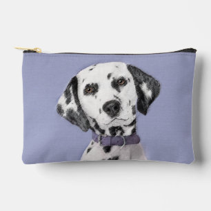 Dalmatian Painting Spotted Cute Original Dog Art Accessory Pouch