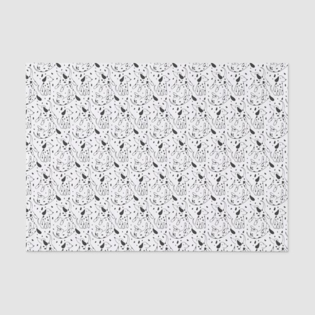 Dalmatian Pattern Tissue Paper (Front)