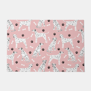 Dalmatian Paws and Bones Doormat