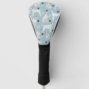 Dalmatian Paws and Bones Golf Head Cover