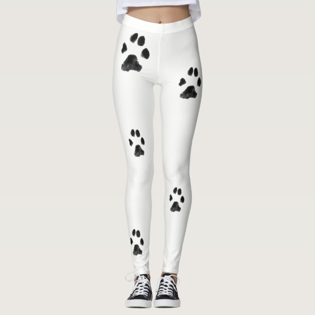 Dalmatian Paws Leggings (Front)