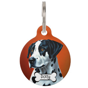 Dalmatian Personalise Pet ID Tag