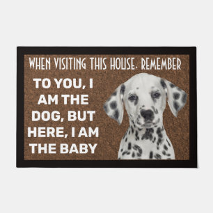 Dalmatian personalised doormat