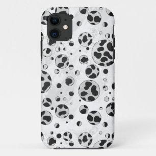 Dalmatian Polka Dot Black and White iPhone 11 Case