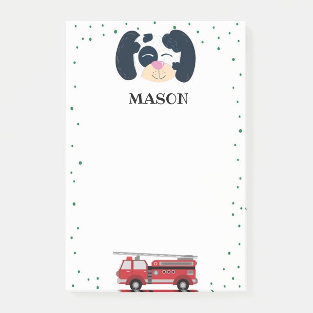 Dalmatian Post It Note (Front)