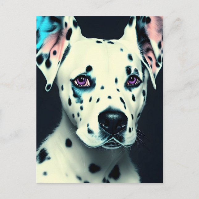 Dalmatian, Postcrossing Postcard (Front)