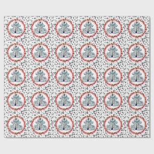 Dalmatian Print Birthday Black and White party Wrapping Paper