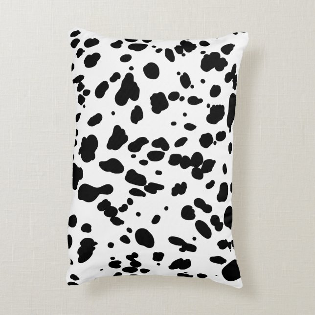 Dalmatian Print Decorative Cushion (Back(Vertical))