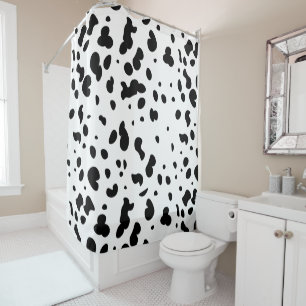 Dalmatian Print Shower Curtain