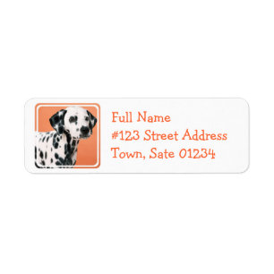 Dalmatian Puppies Mailing Label Return Address Label