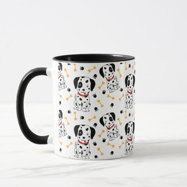 Dalmatian Puppies Mug (Left)