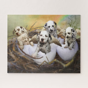 Dalmatian Puppies Prayers Can Come True Jigsaw Puzzle