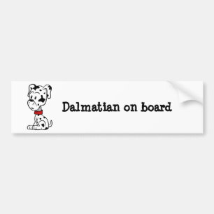 Dalmatian Puppy Bumper Sticker
