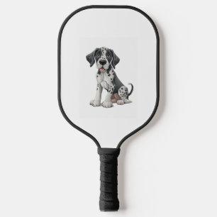 Dalmatian Puppy Dog Premium Scoop Pickleball Paddle