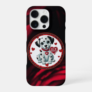 Dalmatian Puppy iPhone 16 Pro Case – Be Mine