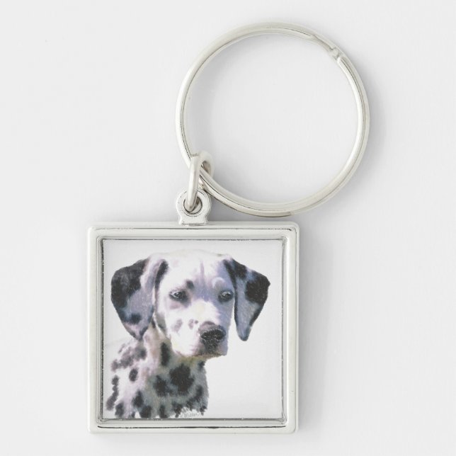 Dalmatian Puppy Key Ring (Front)