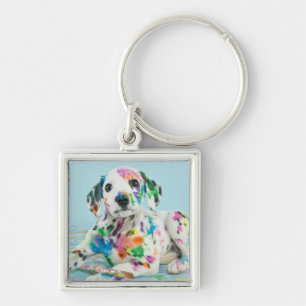 Dalmatian Puppy Key Ring