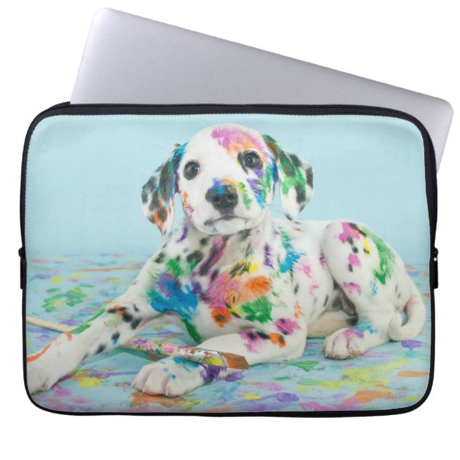 Dalmatian Puppy Laptop Sleeve (Front)