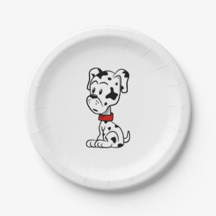 Dalmatian Puppy Paper Plate