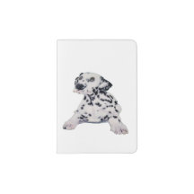 Dalmatian puppy passport cover