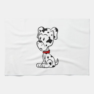 Dalmatian Puppy Tea Towel