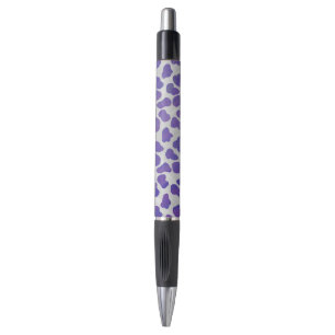 Dalmatian Purple and White Print