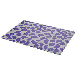 Dalmatian Purple and White Print Cutting Board