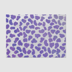 Dalmatian Purple and White Print Tissue Paper