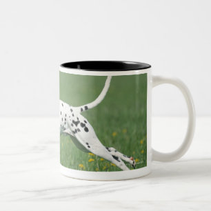 Dalmatian Running Two-Tone Coffee Mug