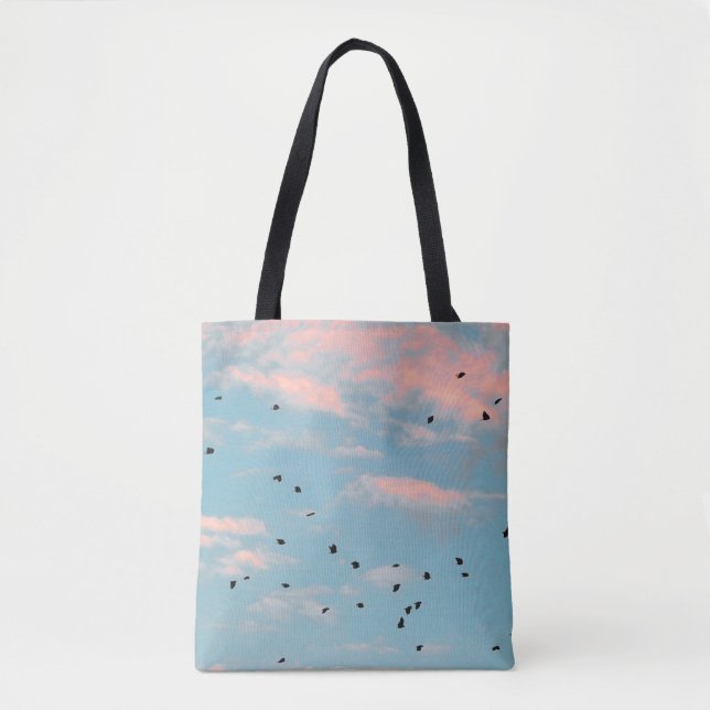 Dalmatian Sky Print Tote Bag (Front)