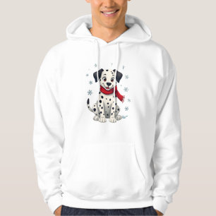 Dalmatian Snowy Fun Hoodie
