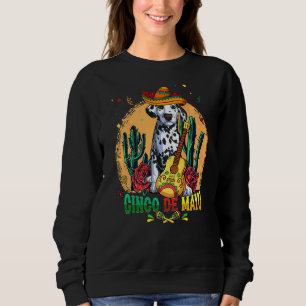 Dalmatian Sombrero Cinco De Mayo Mexican Dog Men W Sweatshirt