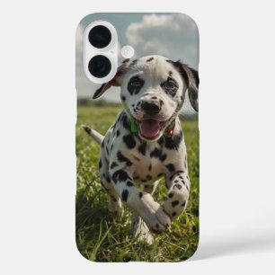 Dalmatian Spot Chase iPhone 16 Case