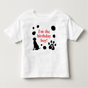 Dalmatian Spots Birthday Boy/Girl Toddler T-Shirt