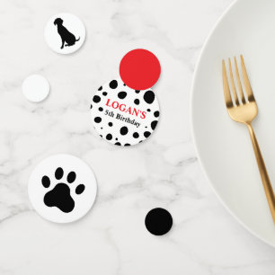 Dalmatian Spots Birthday Confetti