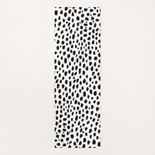 Dalmatian Spots (black/white) Yoga Mat